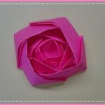 バラ(薔薇)の折り紙！立体的で簡単な折り方