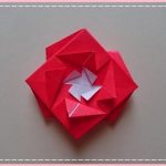 折り紙でバラ(薔薇)の折り方！平面で簡単な作り方
