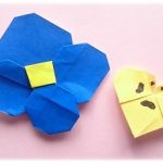 折り紙で「パンジー」の簡単な折り方・作り方！