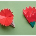 折り紙 カーネーションの簡単な折り方！保育園・幼稚園の子どもでもOK