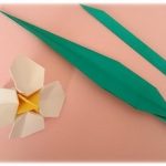 折り紙で水仙（すいせん）の葉っぱの簡単な折り方・作り方！
