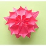 折り紙で立体的な「ダリア」 の折り方・作り方！