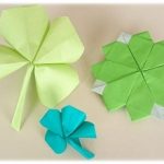 折り紙 1枚で「四つ葉のクローバー」の簡単な折り方・作り方！