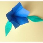 折り紙で桔梗（ききょう）の葉っぱの簡単な折り方・作り方！